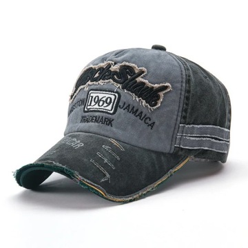 Fashion made old torn baseball caps 1969 sun caps for men