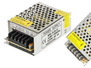Zasilacz Modułowy Transformator Taśm LED 24W 12V