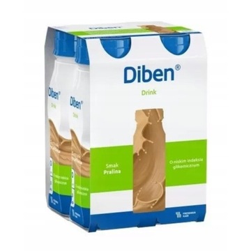 DIBEN DRINK o smaku pralinowym 4x 200 ml