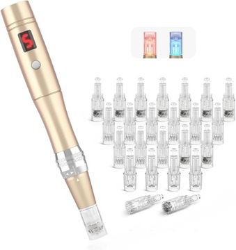 Dermapen 0,2 mm - 2 mm Urządzenie do Zabiegów Mikroigłowych
