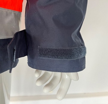 Утепленная зимняя куртка, водонепроницаемая, предупреждающая, светоотражающая, дорожный капюшон