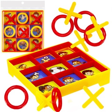 GRA LOGICZNA KÓŁKO I KRZYŻYK PODRÓŻNA