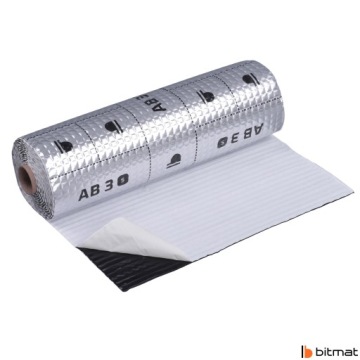 ЗВУКОВОЙ КОВрик Премиум Класс Бутиловый BITMAT 3мм 50х50см для кемпера