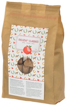 SMAKOLYKI ДЛЯ KONIA DELIZIA CLASSIC, JABLKO, 1 KG