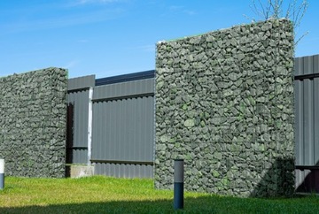 Серпентинитовый зеленый камень для забора ГАБИОН