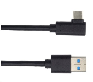 KABEL USB 3.0 - USB-C 3.1 TYP Type kątowy 50cm dł.