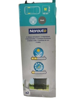 2 ROLETY BOCZNE NORAUTO 45×60 CM PRZECIWSŁONECZNE