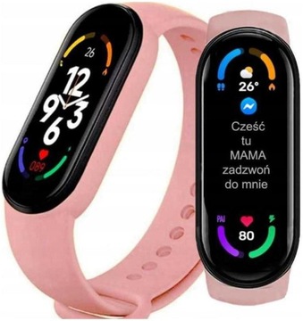 SMARTBAND M7 OPASKA SPORTOWA SMARTWATCH + 2 PASKI