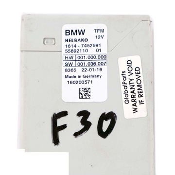 BMW F30 LCI G20 G30 MODUL PUMPY PALIVA 7452591