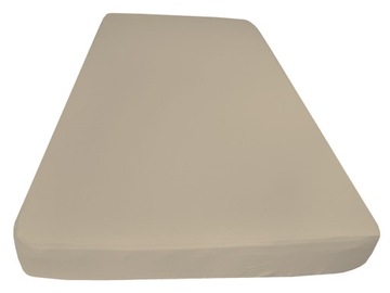 Prześcieradło nieprzemakalne, 100% bawełna, 160x200, BEŻOWE