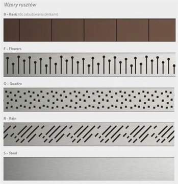 Линейный слив 85 см для плитки RADAWAY толщиной 8-12 мм