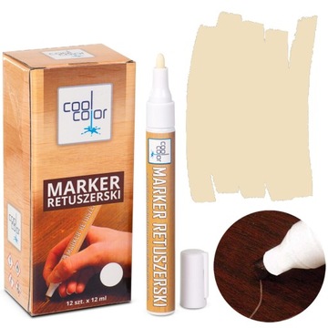 Pisak Marker retuszerski do mebli RAL 9001