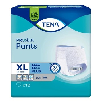 TENA PANTS PROSKIN PLUS XL 12 sztuk