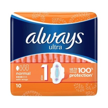 Always Ultra Normal Plus podpaski 10 sztuk