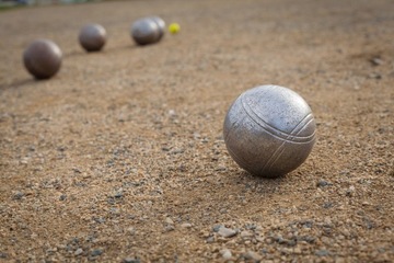 Мячи для игры в буль-буль-петанк 6 шт. Большая семейная игра + чехол.