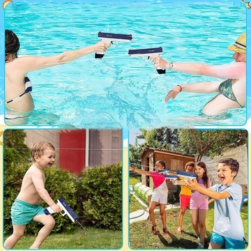 АВТОМАТИЧЕСКИЙ ЭЛЕКТРИЧЕСКИЙ ВОДЯНОЙ ПИСТОЛЕТ GLOCK С ДВУМЯ МАГАЗИНАМИ