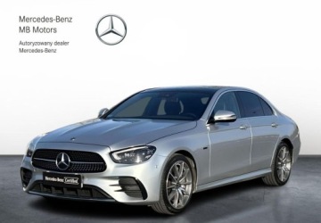 Mercedes Klasa E W213 Limuzyna Plug-in Facelifting 2.0 300e 320KM 2020 Mercedes-Benz Klasa E Salon PL AMG Line Kamera CarPlay Android Multibeam P