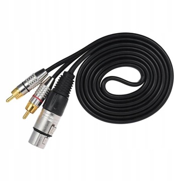 RCA-папа на 3-контактное гнездо XLR