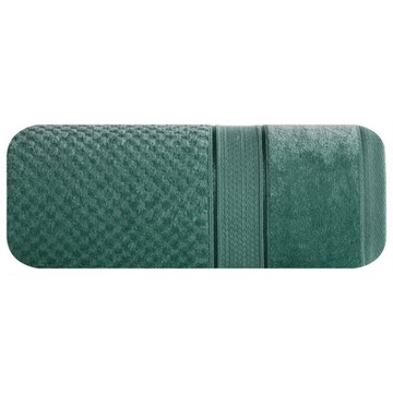 Chłonny ręcznik w elegancki wzór 50X90 c. zielony