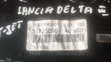 LANCIA DELTA III 1.4 T-JET PŘÍSTROJOVÁ DESKA BUDÍKY