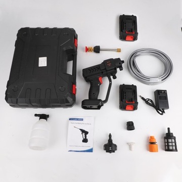 MYJKA CIŚNIENIOWA AKUMULATOROWA MOCNA 300W 30BAR + 2AKU