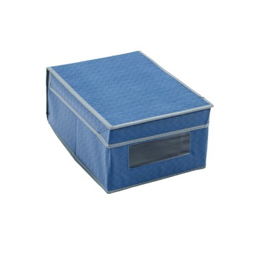 ORGANIZER POJEMNIK DO SZAFY 35x25x16 cm NIEBIESKI