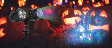 3w1 ŚWIĄTECZNY PROJEKTOR LED LASEROWY Z PILOTEM