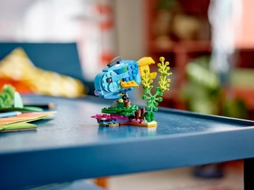 НАБОР LEGO BLOCKS ЭКЗОТИЧЕСКИЙ ПОПУГАЙ 3В1 РЫБА ЛЯГУШКА CREATOR 31136 ПОДАРОК