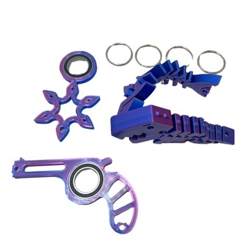 МЕГА НАБОР KEYSPINNER KEYRAMBIT TIKTOK SHARK DINO GUN STAR SAMURAI