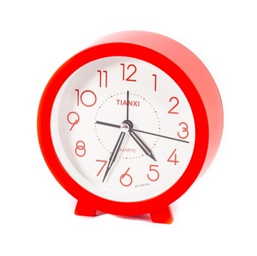 MODNY BUDZIK mini ZEGAR 13cm RÓŻNE KOLORY