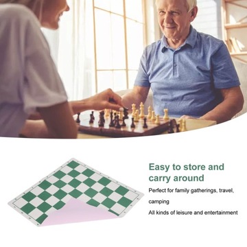 Виниловая шахматная доска - CHESS зеленая