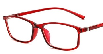 OKULARY czerwone minusy KOMPUTERA anty blue -3