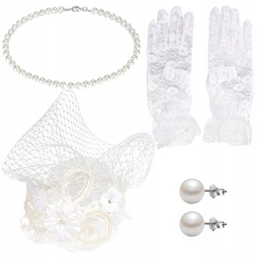 1 zestaw damskich rękawiczek Facinator Jewelries