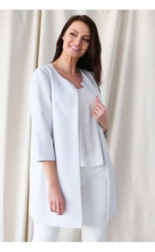 ТОРЖЕСТВЕННОЕ ПАЛЬТО ДЛИННАЯ ПРЯМАЯ КУРТКА СЕРЫЙ 50