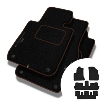 Velurové koberce Performance pro Citroen C4 Grand Picasso I 2006-2012 7 oso