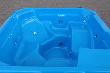 Balia bania jacuzzi ogrodowe opalane drewnem 6 os