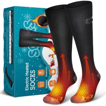 Heated Electric Socks 4000mAh Rechargeable