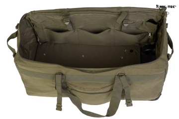 Универсальная военная сумка на колесах 110л ОЛИВКА