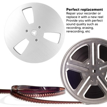 SZPULE MAGNETOFONOWE - 7 CALI SREBRNA