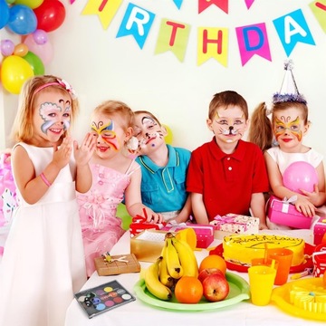 КРАСКИ ПРЕМИУМ КРАСКИ ДЛЯ КРАСКИ ДЛЯ ЛИЦА И ТЕЛА 15 ЦВЕТОВ, МОЮЩИЕСЯ ДЛЯ ДЕТЕЙ