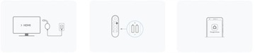 МУЛЬТИМЕДИЙНЫЙ ПЛЕЕР GOOGLE CHROMECAST 4.0 HD 4 ГБ Smart TV HDMI