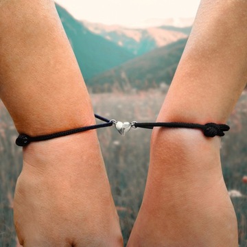 БРАСЛЕТЫ ДРУЖБЫ ДЛЯ ПАР ДЕТИ ДРУЗЬЯ ЛЮБЯТ МАГНИТНОЕ СЕРДЦЕ