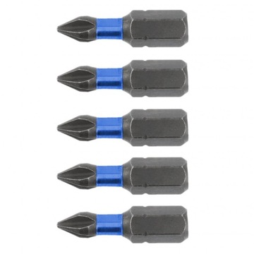 HOGERT 5 UDAROWYCH KOŃCÓWEK WKRĘTAKOWYCH PH1x25MM