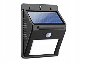 СОЛНЕЧНАЯ ЛАМПА 20 СВЕТОДИОДОВ С ДАТЧИКОМ ДВИЖЕНИЯ И СУМЕРКА