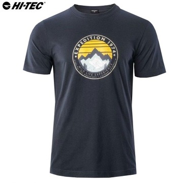 Koszulka Męska HI-TEC ZERGO T-Shirt Podkoszulek Sportowa na co dzień L