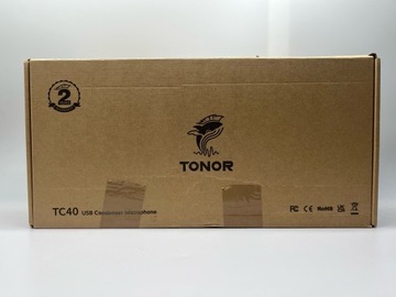 Конденсаторный микрофон Tonor TC40 PC PS4 PS5 Игровой картон RGB сияет