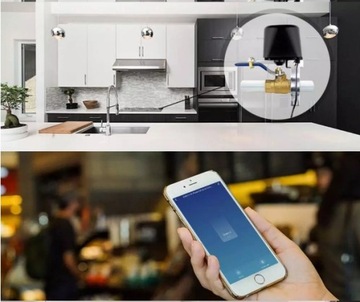 КОНТРОЛЛЕР ПРЕДОХРАНИТЕЛЬНОГО КЛАПАНА ВОДЫ ГАЗА TUYA WIFI