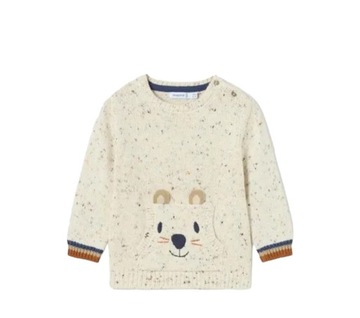 Sweter Mayoral 2319 kremowy dziergany r.68