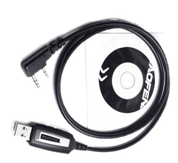 KABEL KENWOOD USB+PŁYTA PROGRAM DO PROGRAMOWANIA BAOFENG UV-5R GT-3 BF-888S