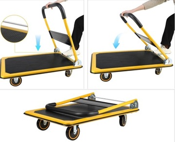 Платформа транспортной троллейпинговой склад складной грузовой платформ 300 кг